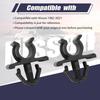 2 Pcs Car Hood Support Prop Rod Holder Clip 65722-JA000 Compatible with Nissan 1982-2021