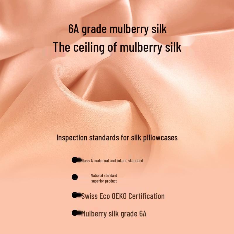 High-End 16 Momme Mulberry Silk Pillowcase, Double-Sided, Solid Colors, Various European & American Sizes