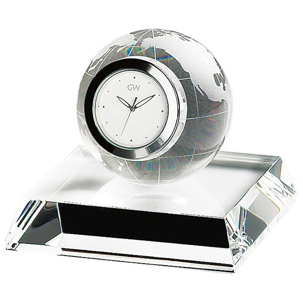NARUMI Glassworks Clock "Earth" Optical Glass GW1000-11010