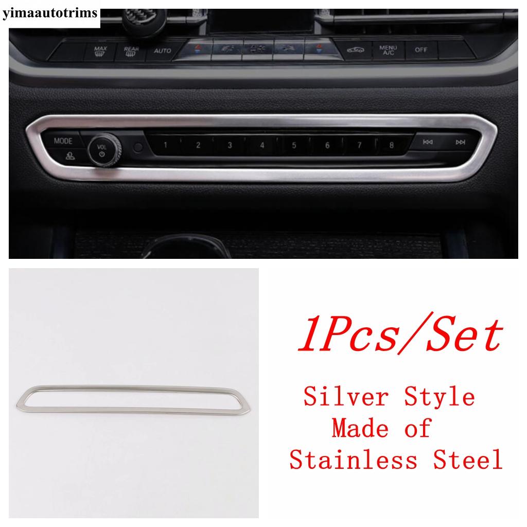 Dashboard Central Control Sound Volumn Adjust Knob Panel Frame Cover Trim Interior Accessories For BMW 3 Series G20  - 2024