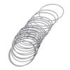 20 Pezzi Anelli Metallici da 4 Pollici Catcher dei Sogni Anelli per Macramè Cerchio Floreale per Ghirlande Progetti di Decorazione per la Casa Argento