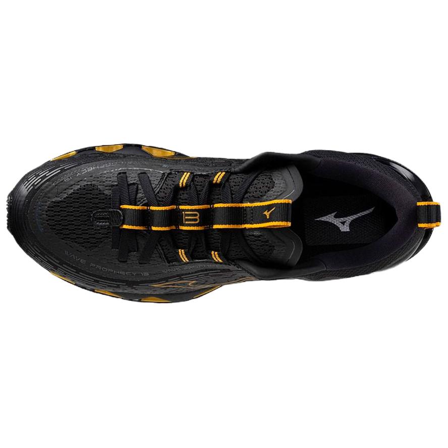 Mizuno Wave Prophecy 13 Versatile Comfortable Shock Absorbing Durable Low Top Running Shoes Men sneaker Black J1GC245132