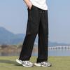 Heren Losse Rechte Cargo Broek in Japanse Stijl