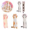 Cat Plush Long Toy Soft Stuffed Kitten Pillow Kids Sleeping Pillow Home Decor