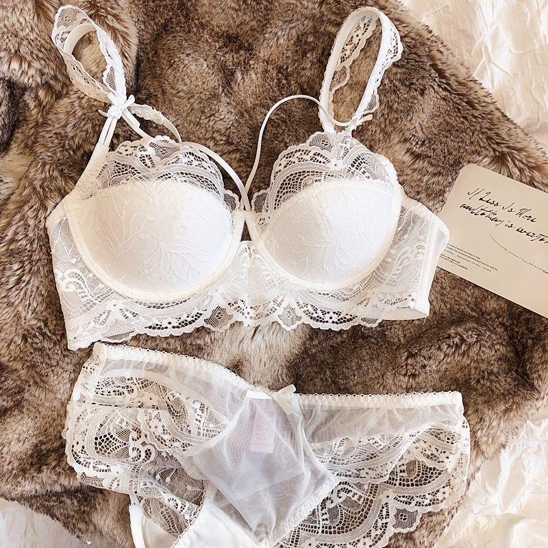 Push Up Lace Bras For Women Underwear Soft Mesh Lingerie Inner Tops