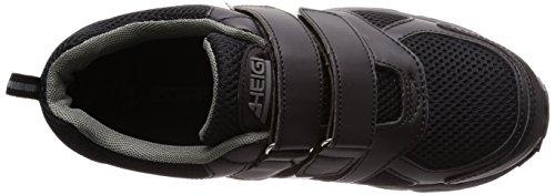 Heigy CM-1711M Men's Lightweight Safety Shoes for Light Work, Velcro Toe Cap, Size 27.0 Cm, Black