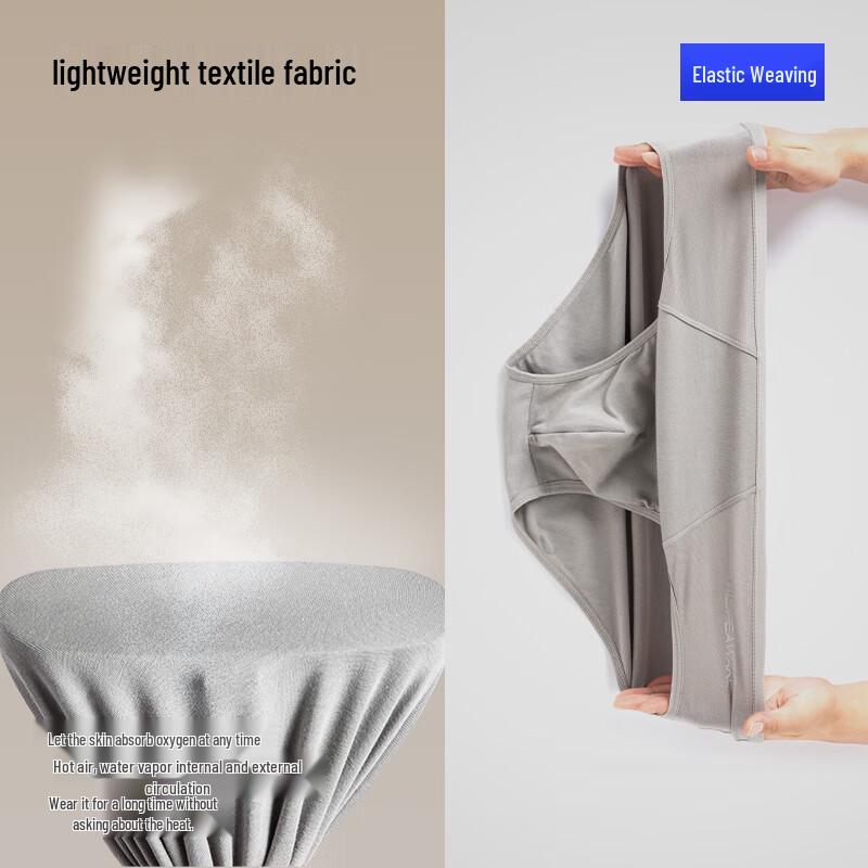 HLA Men's 7A Antibacterial Pure Cotton Triangle Briefs 4-Pack