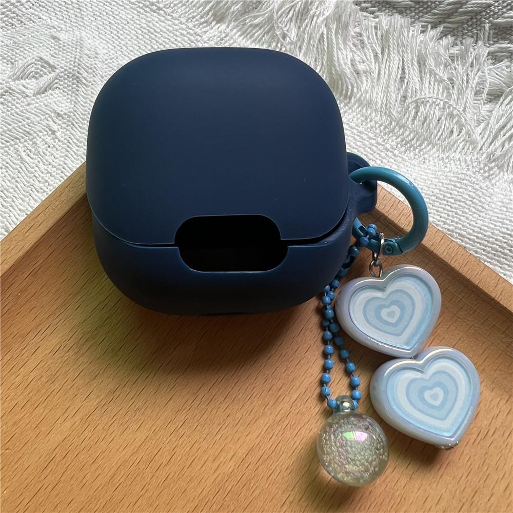 New Silicone Headphone Cover For Anker Soundcore Liberty 4 NC Wireless Earbuds Case Dustproof Earphone Charging Box With Keyring