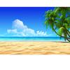 Seascape 3d Wallpaper Beach Coconut Tree Sofa Living Room Bedroom Beach Murals Home Decor