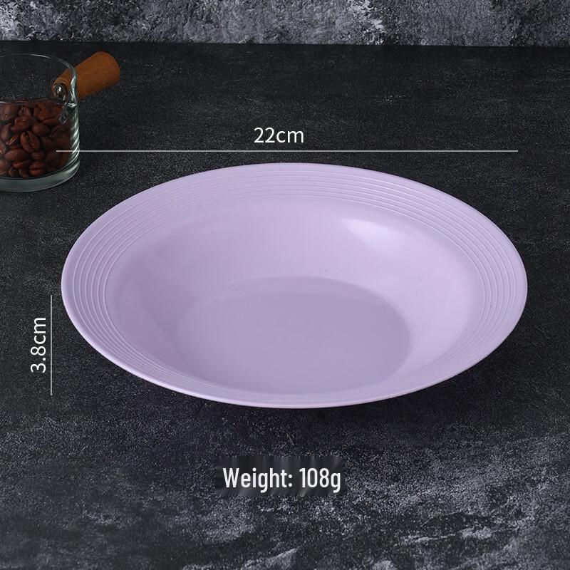 ZISIZ Nordic Style 3-Compartment Plastic Serving Plate