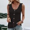 2026 Spring/Summer Sexy Casual Solid U-Neck Tank Top - New Women's Fashion