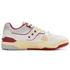 Saucony Cross 90 Leather Casual Slip Resistant Abrasion Resistant Low top Skateboard Shoes Unisex Red White S79035-5