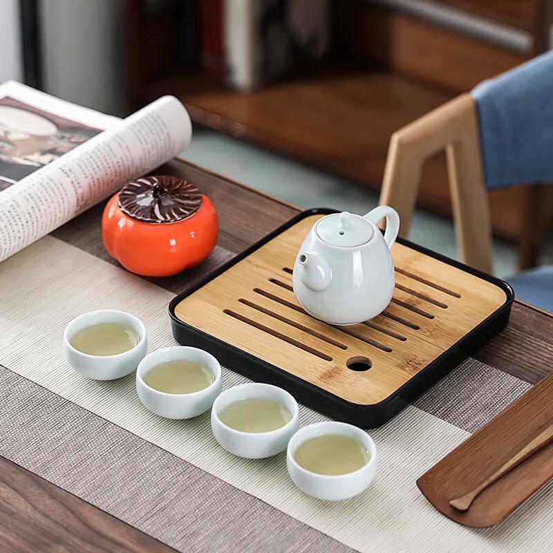 Fangran Ceramic Auspicious Persimmon Tea Set