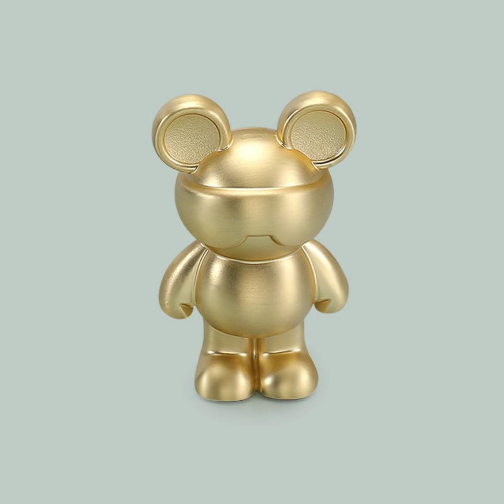 

Прочная одноотверстие ручка для мебели с изображением медведя мультфильм водонепроницаемые ручки для ящиков антикоррозийный цинковый сплав ручки для шкафа гардероб