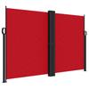 Retractable Side Awning Red 160 x 1000 cm