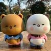 Bubu Dudu Desktop Figurines Cute Yier Panda Bear Anime Figures Car Accessories Home Decoration Home Decor Cartoon Ornaments