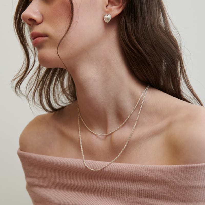cotoit Daily knot Chain Necklace Long