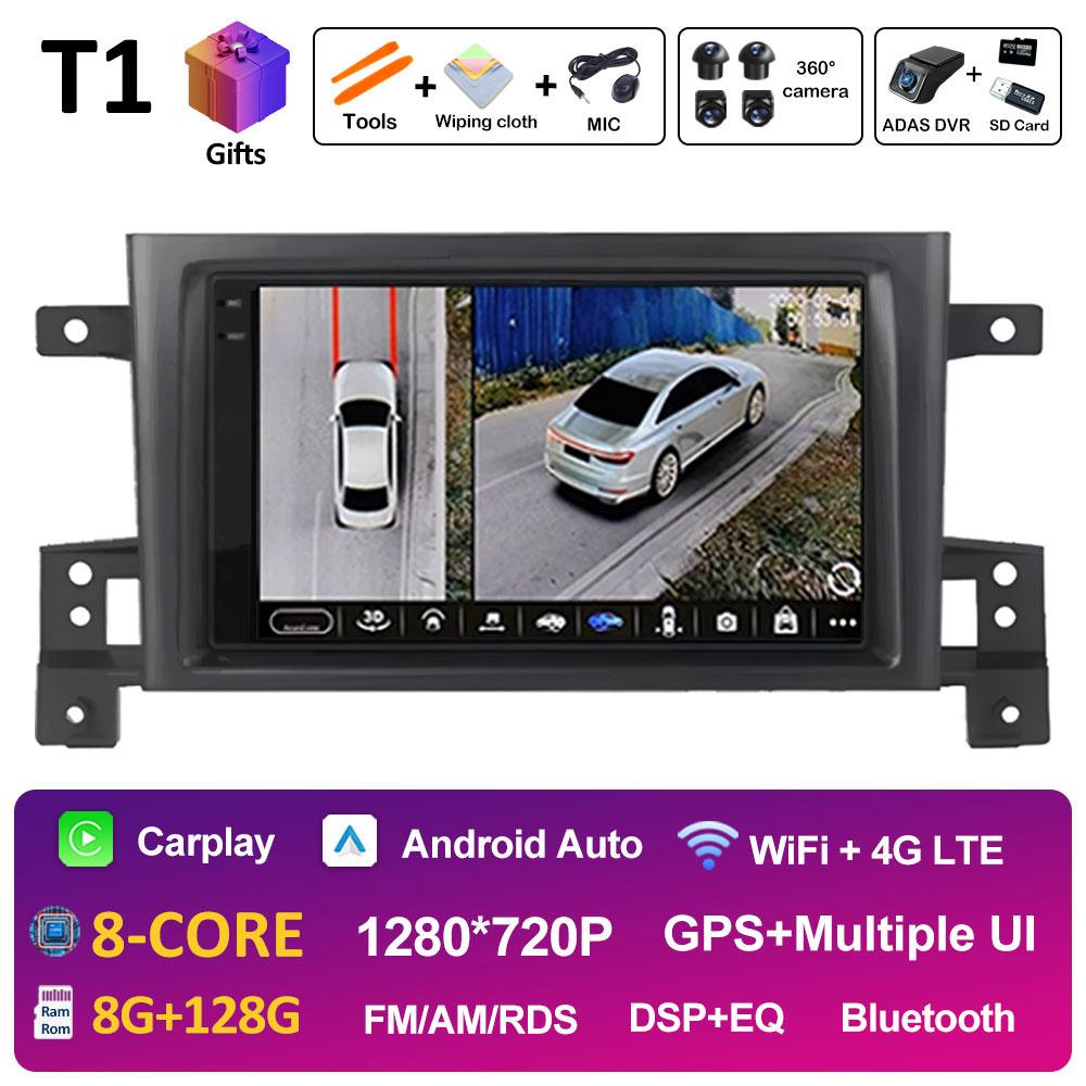 Smart System GPS Navigation For Suzuki Grand Vitara 3 2005 2006 2007 2008 2009 - 2015 Wireless Carplay Car Video Player No 2 din