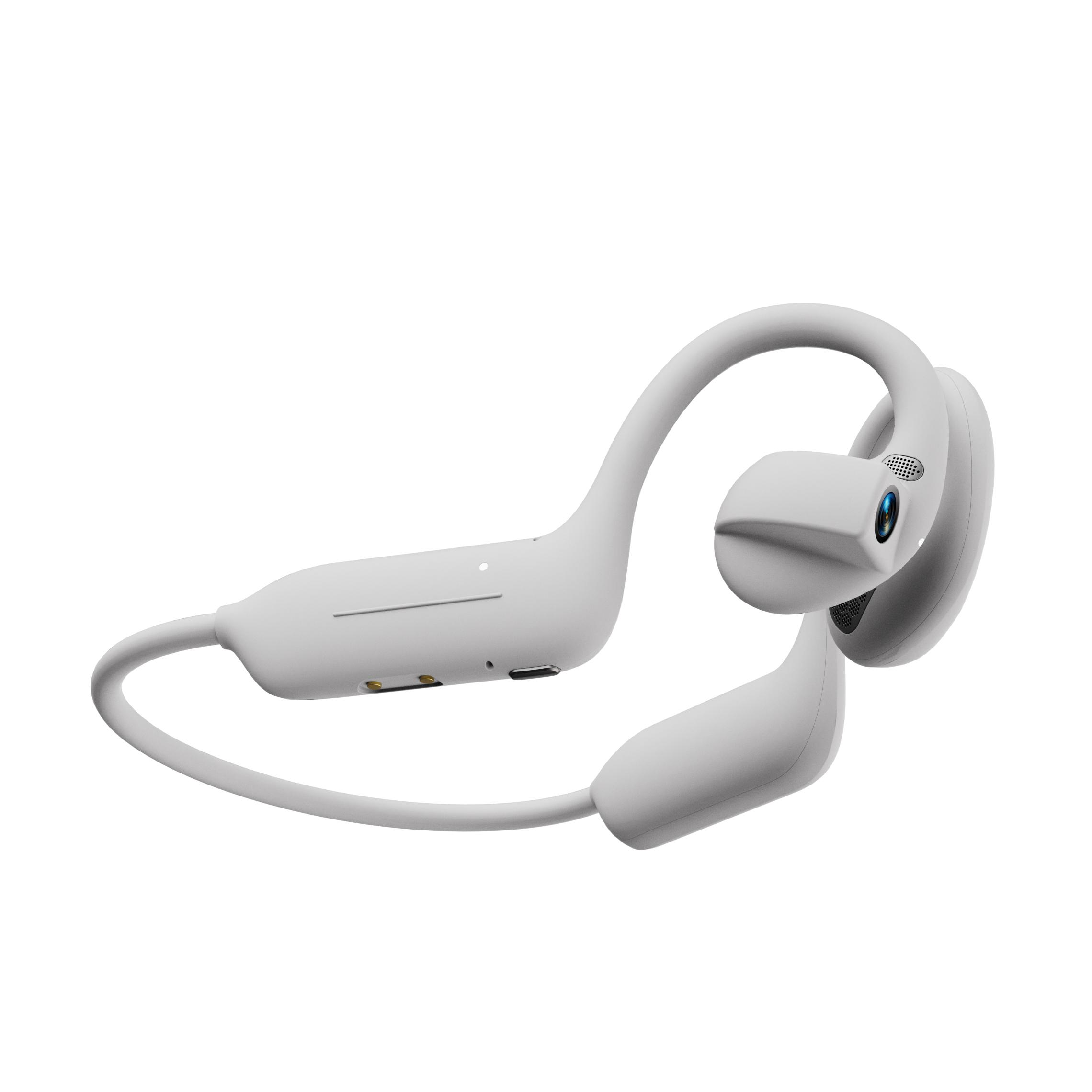 AI Camera Headphones 8MP HD Recording