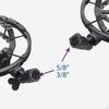 Recording Condenser Mic Shock Mount Lightweight Microphone Holder , Angle Adjustable