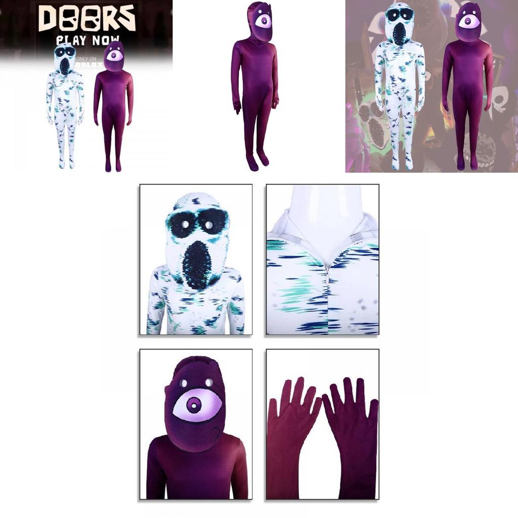 Costume Cosplay Stylish Doors Roblox Tessuto in Poliestere Comodo
