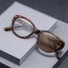Women Fashionable Pochromic Reading Glasses Color Changing Far Sight Eyeyglasses Men Vintage Retro Cat Eye Presbyopia