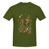 Witchy Woodland Mushrooms And Plants Dating Tshirt Street Sports Morandi Colors Tshirt