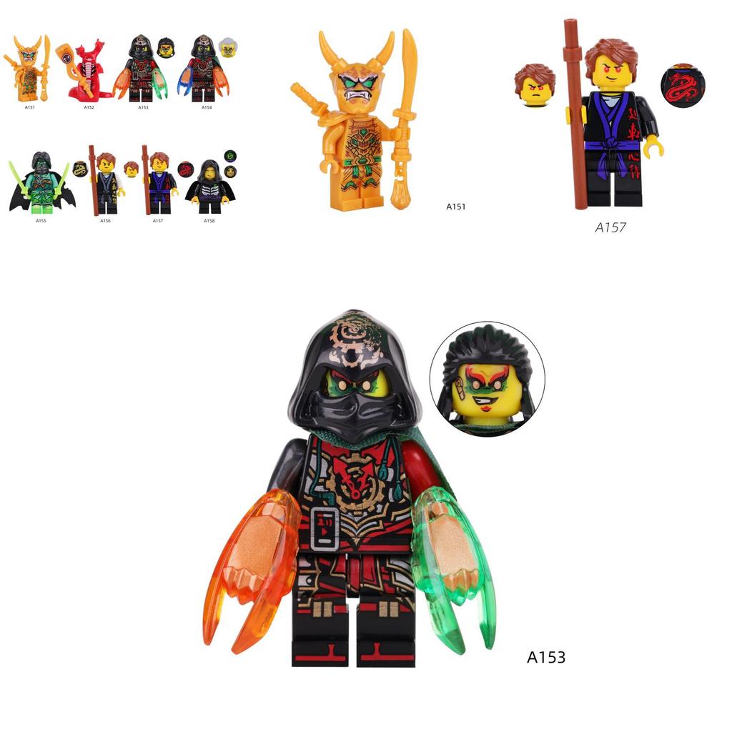 Ninja Series Plastic Building Blocks Kids Diy Toy Set For Creative Play And Learning