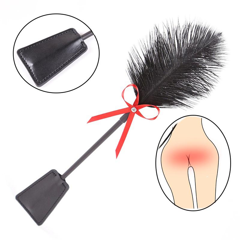 Bdsm Veer Gekieteld Zweep Bondage Erotische Straffen Fetish Leer Spanking Paddle Spelen Flogger Speeltjes Voor Paar Lover Vrouw