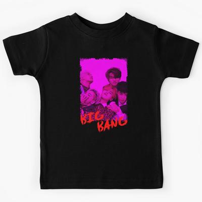 BigBang Kpop Group Members Purple Korean Kpop RGB Color Design   Kids T-Shirt