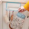 Kitchen Cabinet Cloth And Towel Rack, Non Perforated Storage Hanging Rack, Door Back Single Pole Organizer Lazy Storage Rack