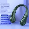 2025 New Model Neck-Hanging Fan with Cooling Function, Ultra-Long Battery Life, Portable Charging, Bladeless, Strong Wind, Ultra-Quiet, Small and