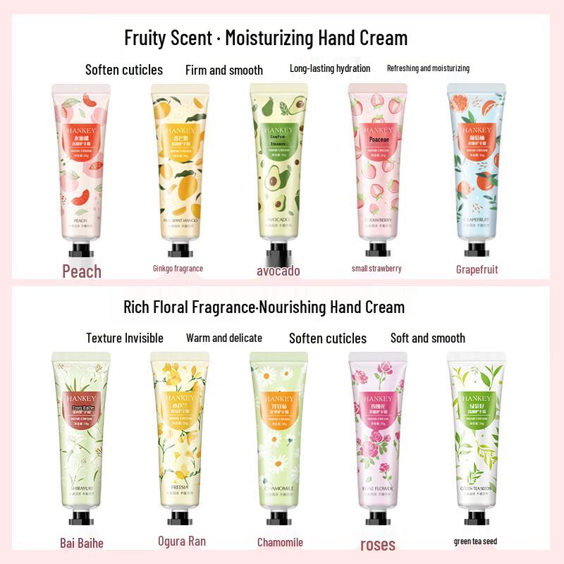 Han Ji Fruity Herbal Hand Cream 10-Piece Gift Set