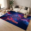 Custom Rug Chicago Cubs Pattern Print Name Text Soft Non‑Slip Floor Carpet for Home Indoor Decoration