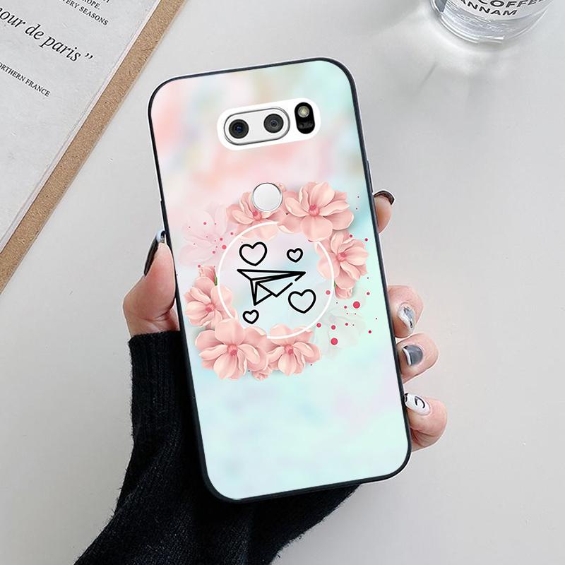 For LG V30 Plus Phone Case Lovely Panda Cartoon Painting Soft Siliocne Coque For LG V40 Thinq Cover Bumper for LG V30S V35 Thinq LG V40 Thinq