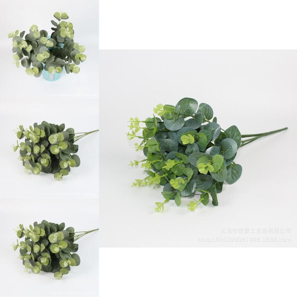 Faux 16prong Silk Eucalyptus Robusta Smithfor Floral Arrangements And Garden Decoration
