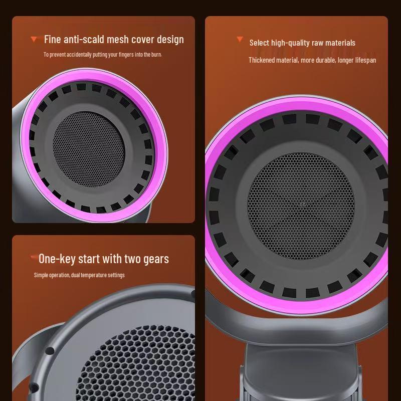 Adjustable Desktop Heater for Home, Office & Dorm - Fast Heating, Electric, Rotates Up/Down & Left/Right