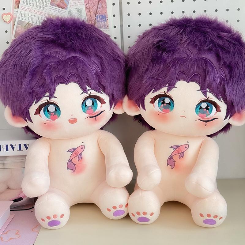 40cm Cute Anime Plush Idol Cotton Doll Stuffed Super Star Fugure Doll Can Change Clothes Gift for Kids Love and Deepspace