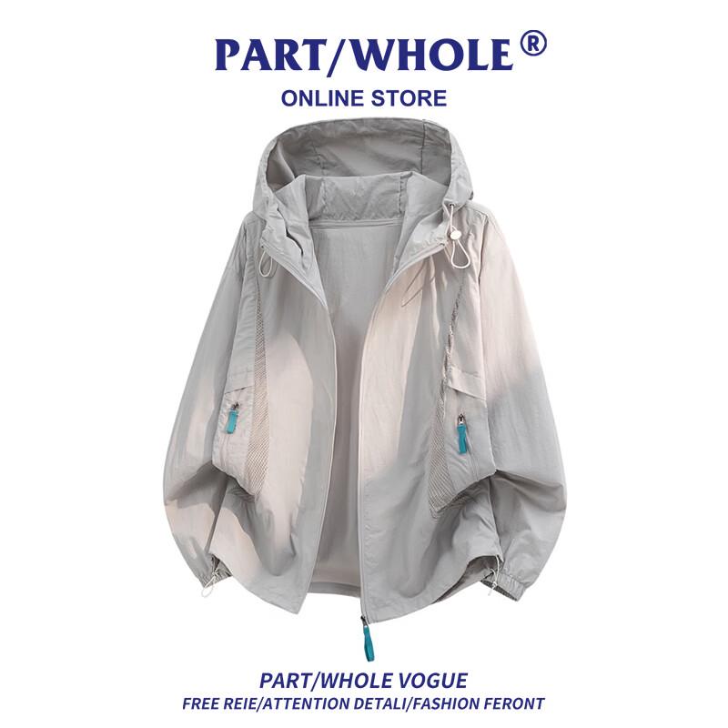 

PART/WHOLE Men s Summer Ice Silk Sun Protection Fishing Jacket L