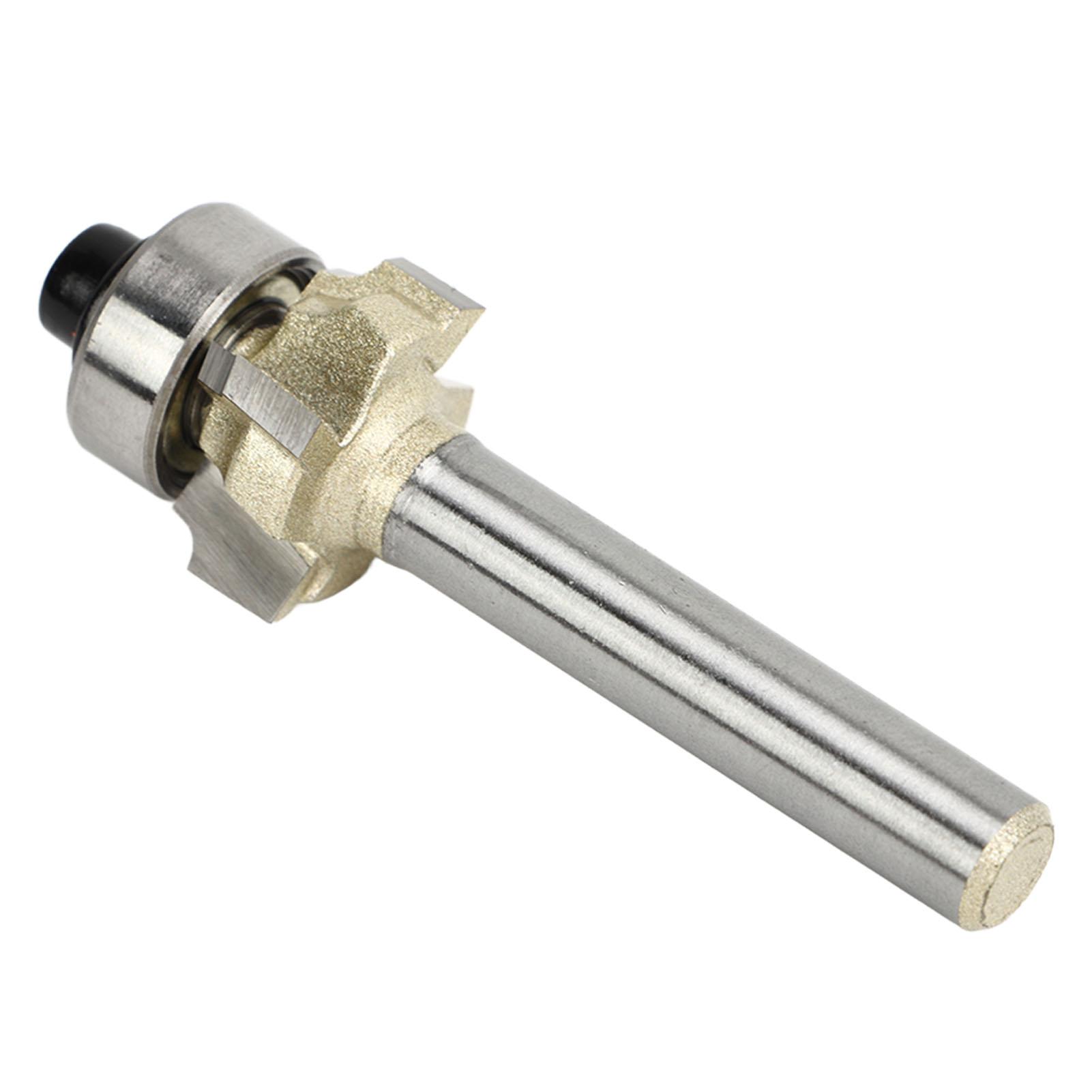 

Edging Router Bit 4 Flute 1 4in Shank Professional Milling Cutter Edge Forming Round Over Router Bit for MDF