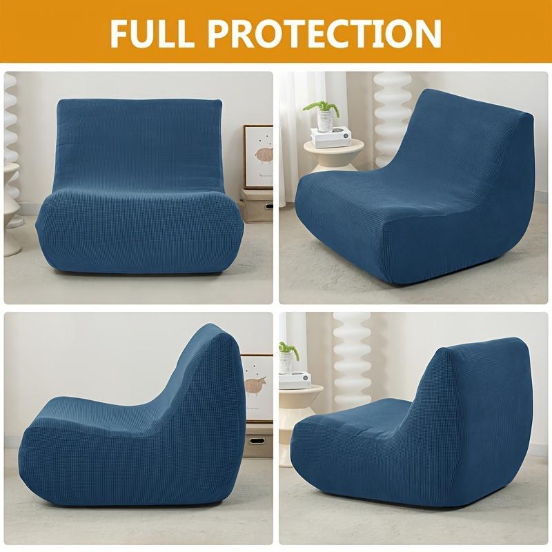 1Pc Stretch Sofa Slipcover Armchair Cover Jacquard Lazy Armless Chair Protector Cover For Bedroom Office Living Room Home Decor