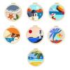 Punch Needle Stickerei Set mit Leinen Einfache Bastelbedarf Wandbehang Dekoration Geschenk
