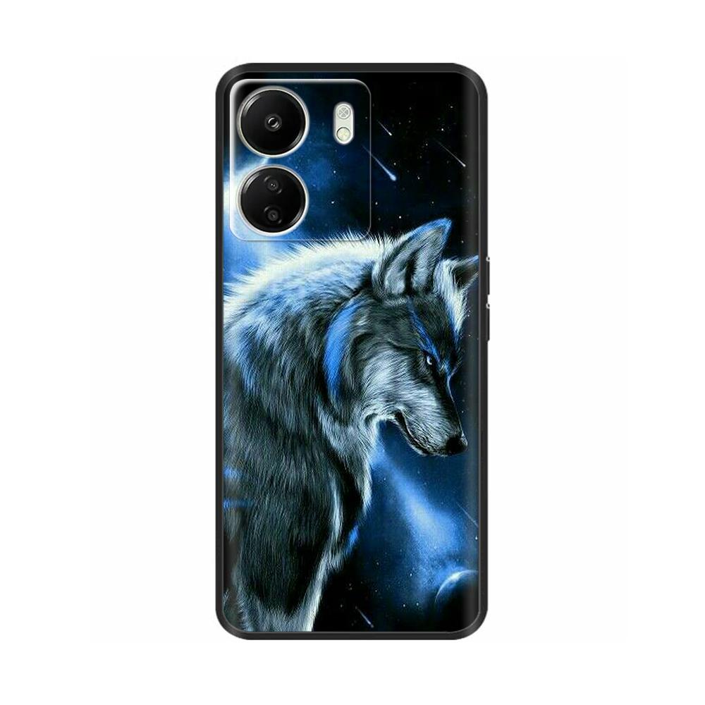 Case For Poco C65 Case 6.74" Black Soft Silicone Cover For POCO C65 C 65 PocoC65 Coque For Xiaomi Poco C65 Phone Cases Fundas