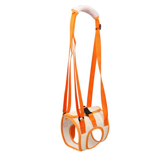 

Pet Leg Belt Adjustable Double Fixed Buckle Portable Pet Engineering Leg Harness for Dog S оранжевый