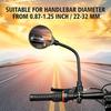 1PCS Bike Mirror Bike Handlebar Rearview Mirror Rotatable And Adjustable Wide Angle Rear View Shockproof Convex Mirror Universal