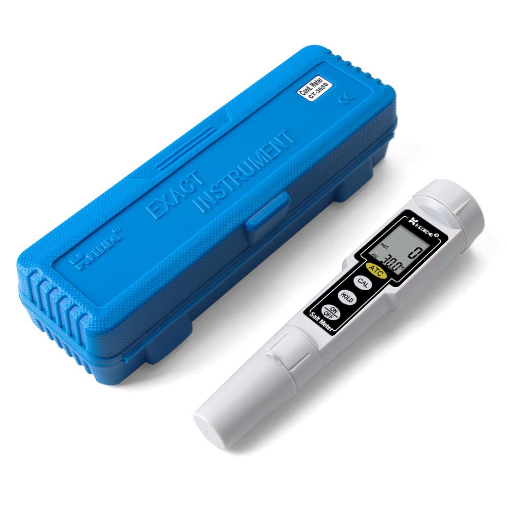 Digital Salinity Tester Meter Water Quality Monitor With ATC For Aquarium Pool Drinking Water Lab Temperature Measuring Tool