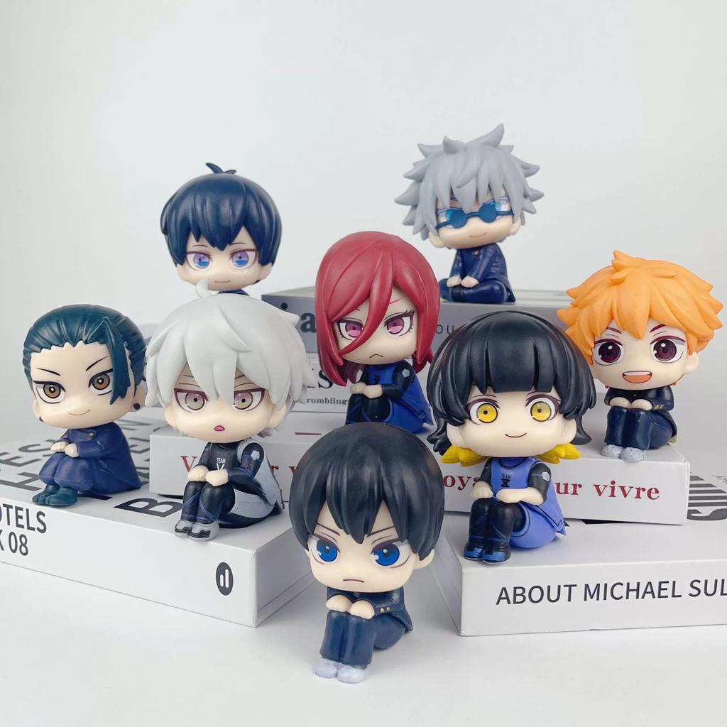 In Stock Blue Lock Anime Figure Jujutsu Kaisen Action Figures Haikyuu Model GiftsModel Doll Toys Christmas gift Poseable Articulated Scale Detailed