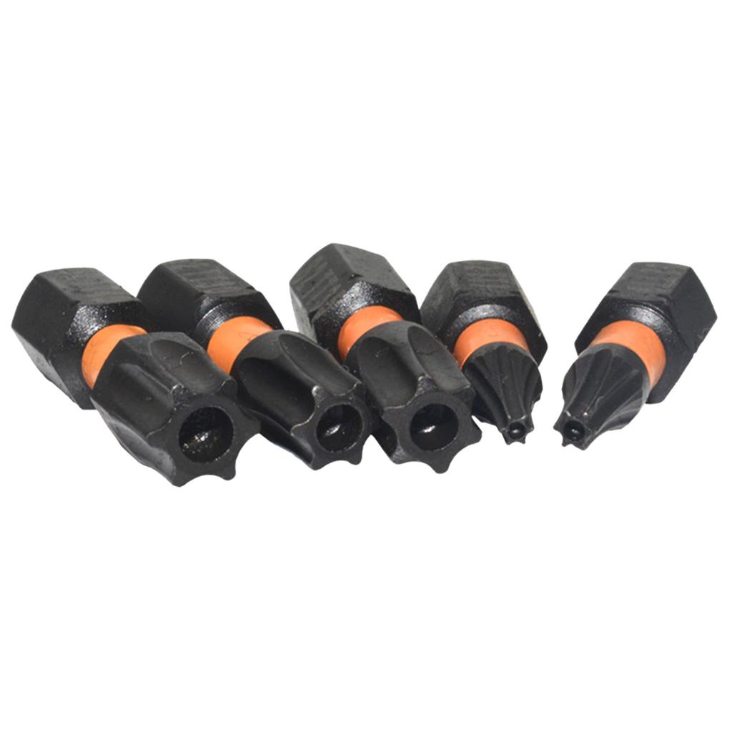 26Pieces Torx Head Screwdriver Bit Set Hex Shank Security Tamper Proof Screwdriver Drill Magnetic Screwdriver Bit Tool