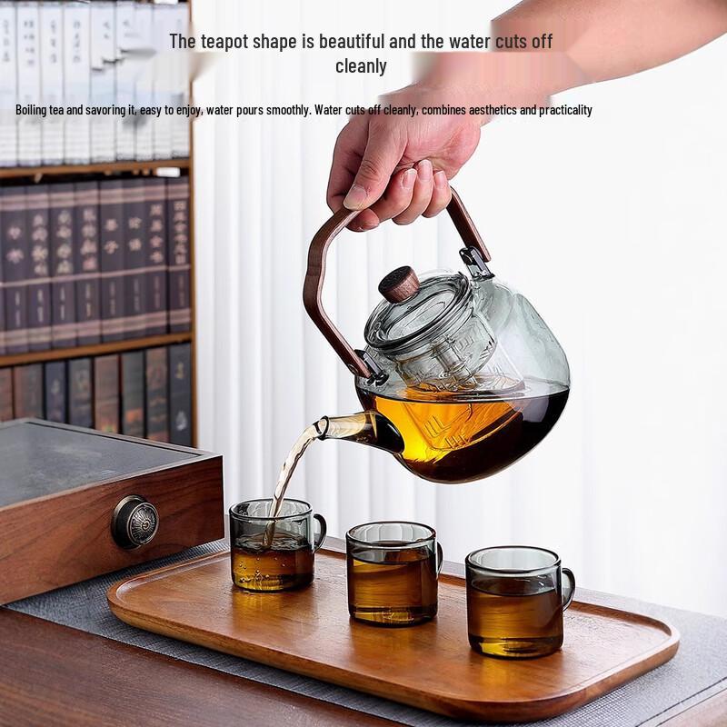 Shangqi High Borosilicate Glass Teapot