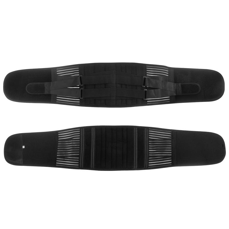 Compression Elastic Fitness Waist Support Belt Breathable Adjustable Lumbar Back Brace for Back Pain Relief